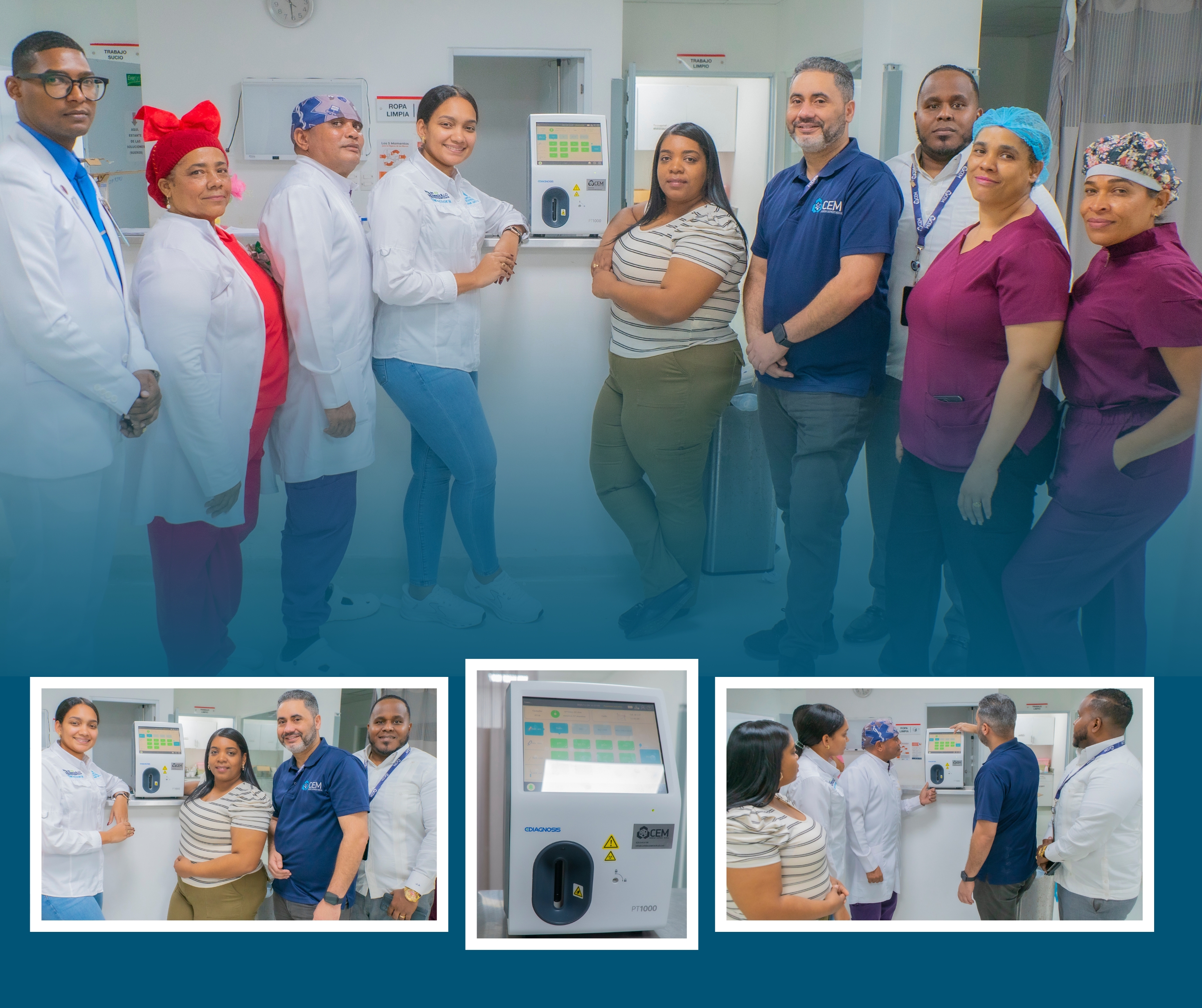 Dirección del HRUJM entrega moderna máquina de gases arteriales a la Unidad de Cuidados Intensivos