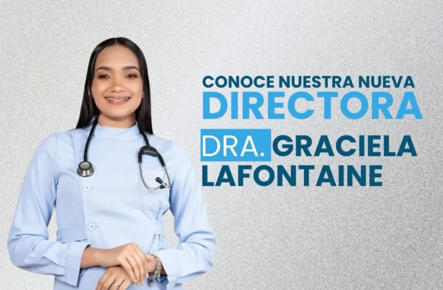 Damos la m&aacute;s cordial bienvenida a la Dra. Graciela Lafontaine, nueva directora del Hospital Regional Universitario Jaime Mota.