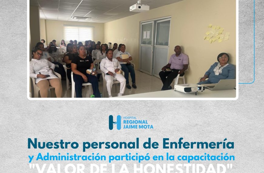 Hospital Jaime Mota fortalece la cultura de integridad con capacitaci&oacute;n sobre el valor de la honestidad